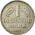 Federal Republic of Germany, 1 Mark, 1963, Karlsruhe, Bronze, EF(40-45), KM:106