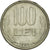 Moneta, Rumunia, 100 Lei, 1994, AU(50-53), Nickel platerowany stalą, KM:111