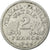 Münze, Frankreich, Bazor, 2 Francs, 1944, Beaumont - Le Roger, S, Aluminium