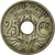 Moneta, Francia, Lindauer, 25 Centimes, 1917, BB, Rame-nichel, KM:867a