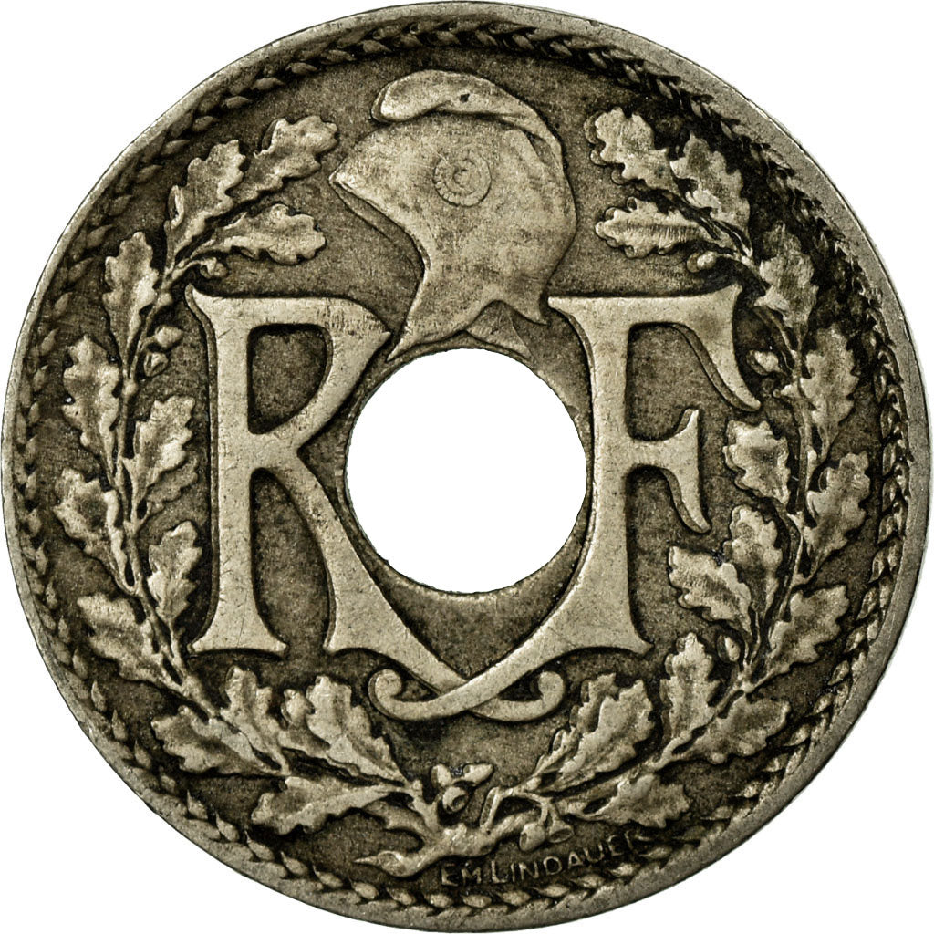 Coin, France, Lindauer, 10 Centimes, 1922, Poissy, VF(30-35), Copper-nickel