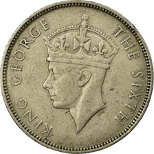 Coin, Mauritius, George VI, Rupee, 1951, EF(40-45), Copper-nickel, KM:29.1