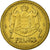 Moneda, Mónaco, 2 Francs, Undated (1943), Poissy, MBC+, Cuproaluminio