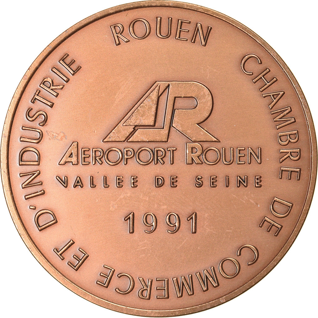 France, Token, Aéroport de Rouen, Vallée de Seine, Business & industry, 1991