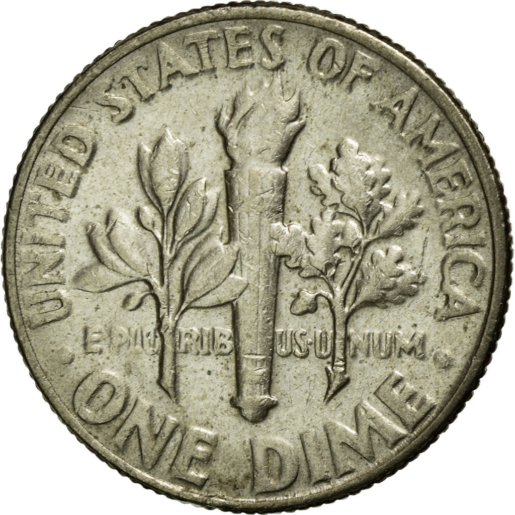 Coin, United States, Roosevelt Dime, Dime, 1969, U.S. Mint, Philadelphia