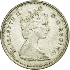 Coin, Canada, Elizabeth II, 25 Cents, 1966, Royal Canadian Mint, Ottawa