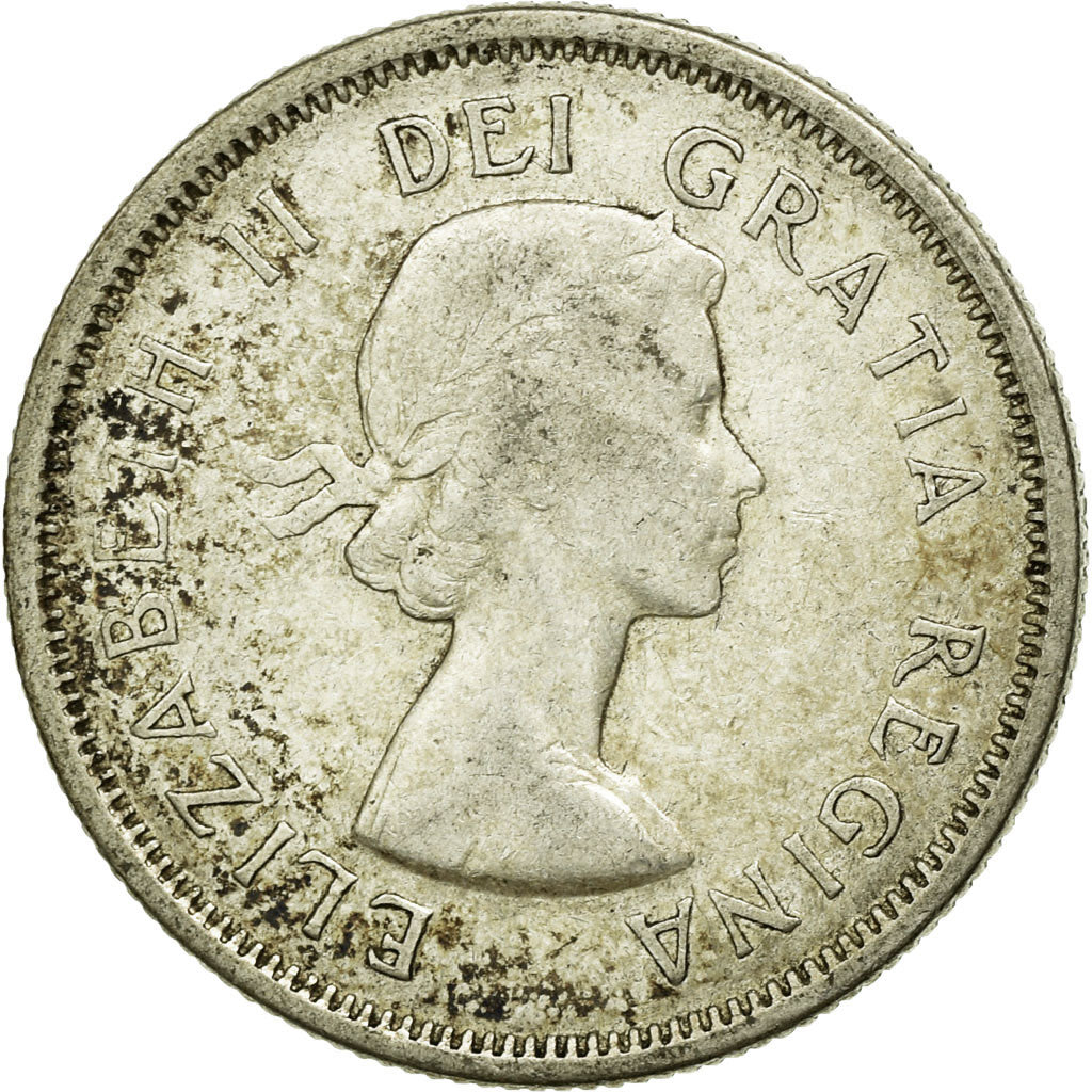 Münze, Kanada, Elizabeth II, 25 Cents, 1962, Royal Canadian Mint, Ottawa, S+