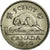 Moeda, Canadá, George VI, 5 Cents, 1940, Royal Canadian Mint, Ottawa