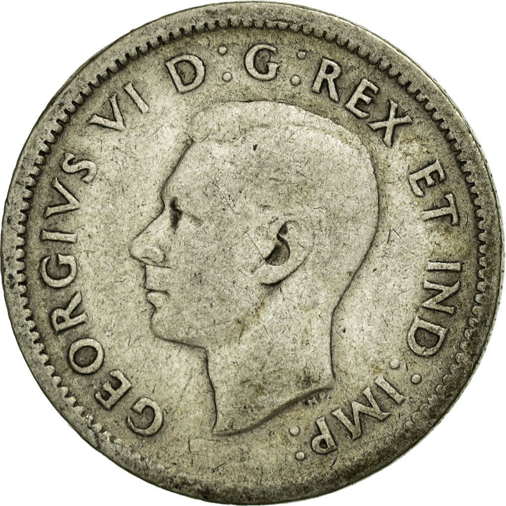 Monnaie, Canada, George VI, 10 Cents, 1940, Royal Canadian Mint, Ottawa, TB