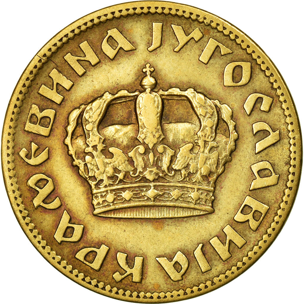 Yougoslavie, Petar II, 2 Dinara, 1938, Bronze-Aluminium, TTB, KM:20