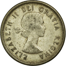 Coin, Canada, Elizabeth II, 25 Cents, 1960, Royal Canadian Mint, Ottawa