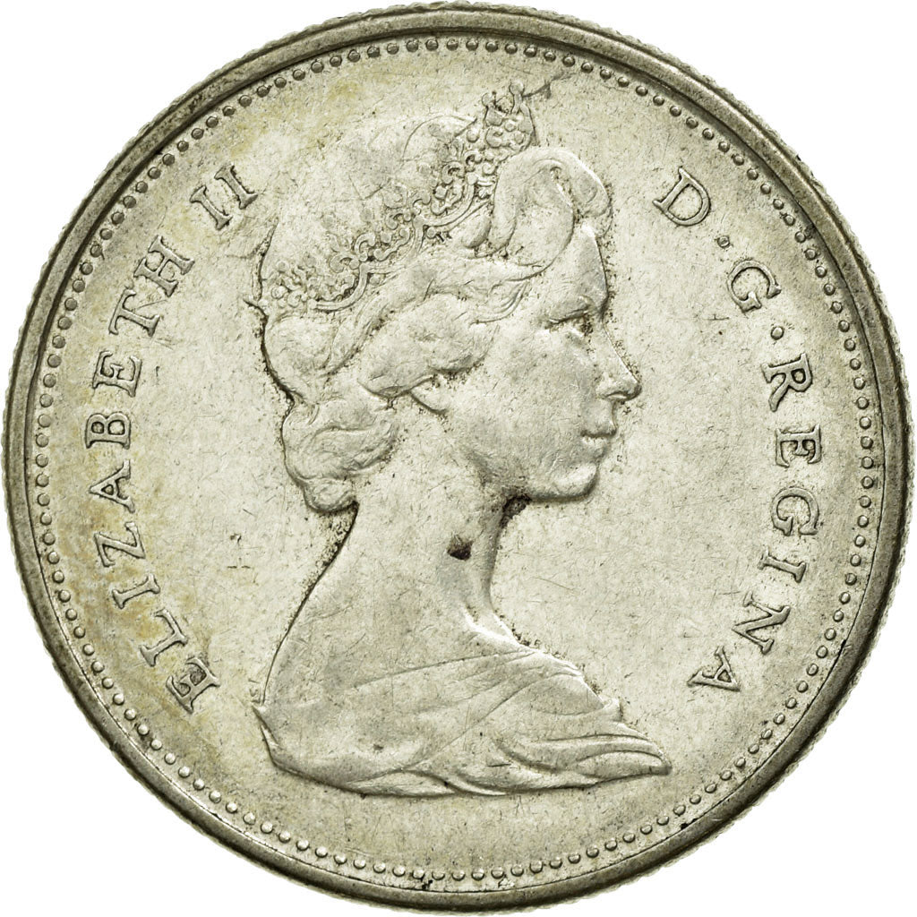Monnaie, Canada, Elizabeth II, 25 Cents, 1965, Royal Canadian Mint, Ottawa, TTB