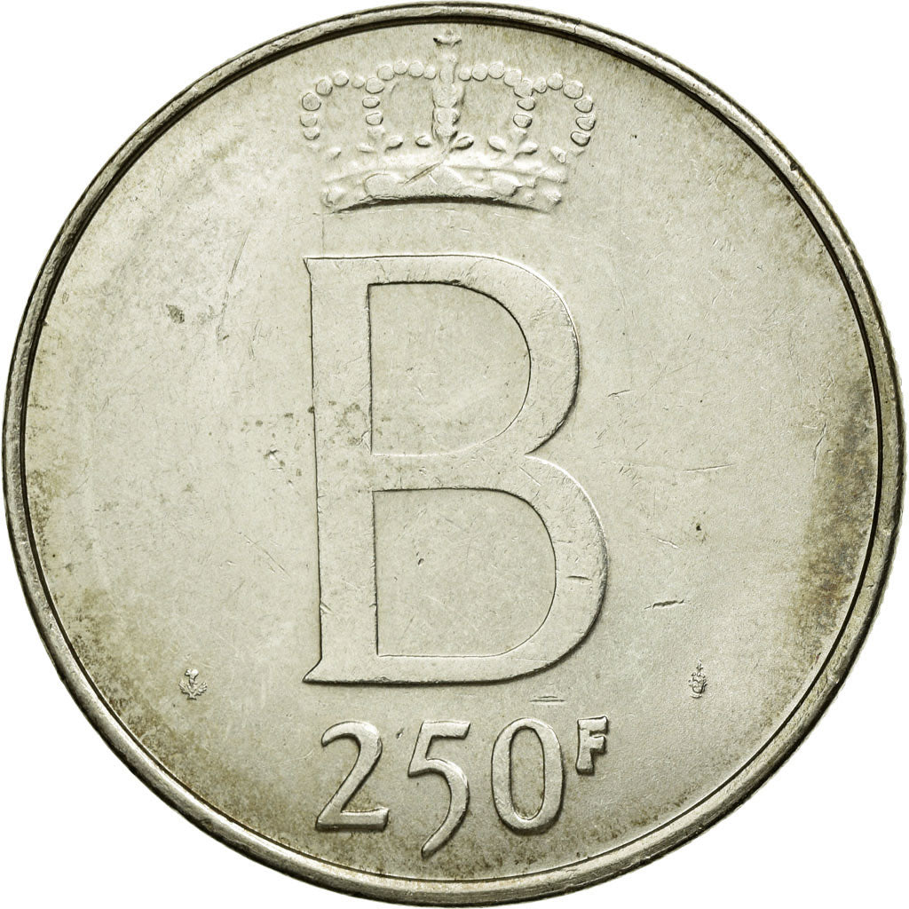 Monnaie, Belgique, 250 Francs, 250 Frank, 1976, Bruxelles, TTB, Argent, KM:157.1