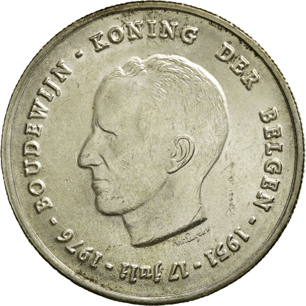 Monnaie, Belgique, 250 Francs, 250 Frank, 1976, Bruxelles, TTB, Argent, KM:158.1