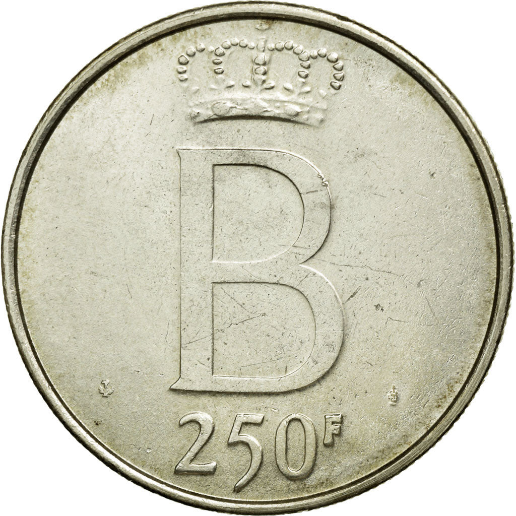 Monnaie, Belgique, 250 Francs, 250 Frank, 1976, Bruxelles, TTB, Argent, KM:158.1