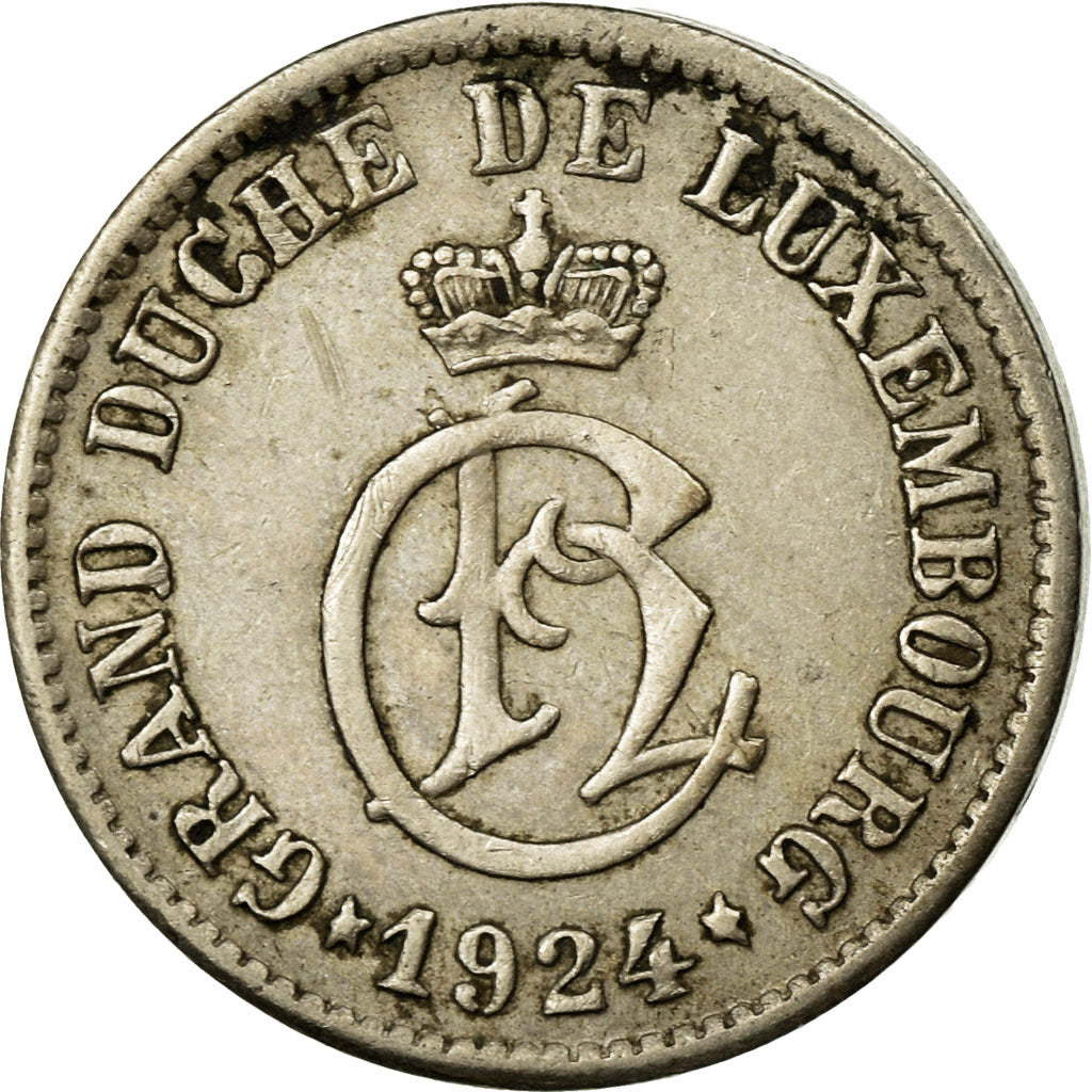Münze, Luxemburg, Charlotte, 5 Centimes, 1924, SS, Copper-nickel, KM:33