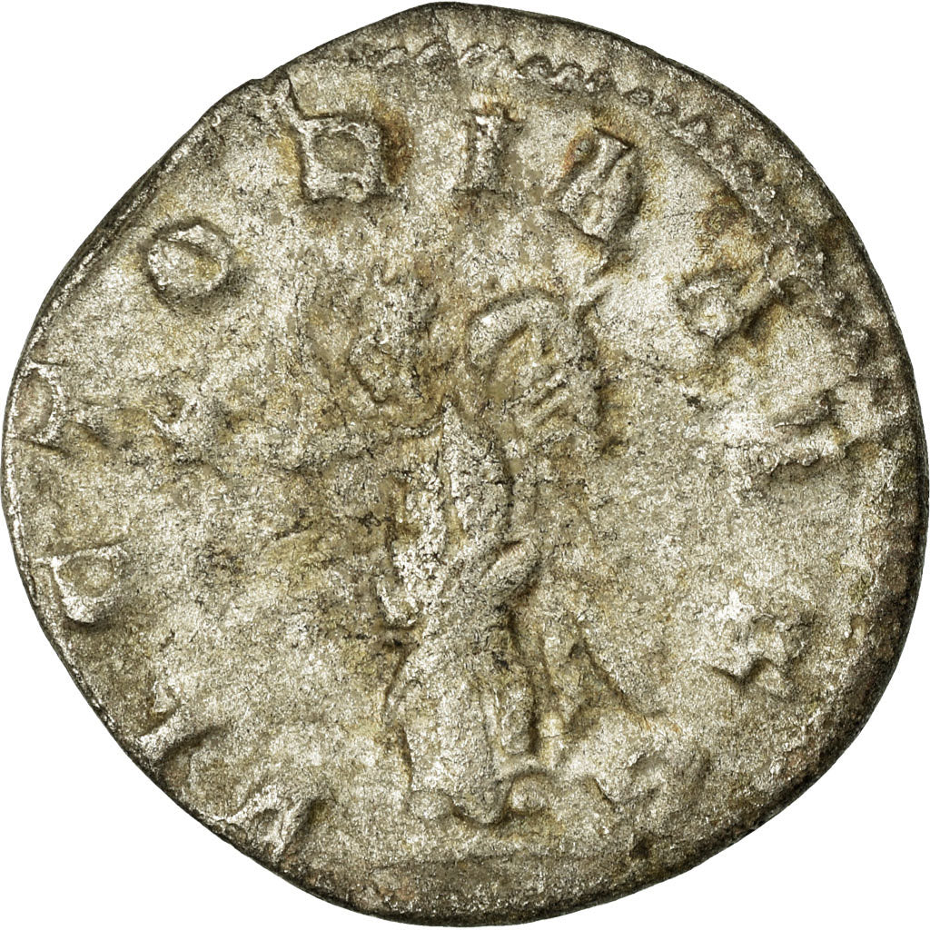 Moneda, Valerian I, Antoninianus, BC+, Vellón, Cohen:230
