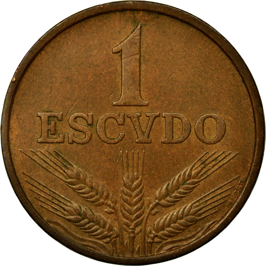 Münze, Portugal, Escudo, 1970, SS, Bronze, KM:597