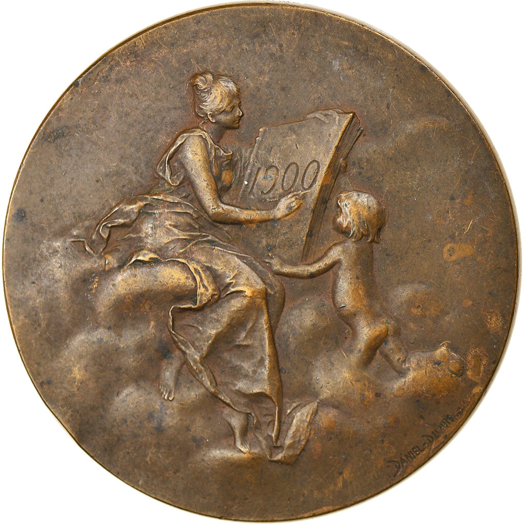 Frankreich, Medaille, Monnaie de Paris, Arts & Culture, 1900, Dupuis.D, SS+