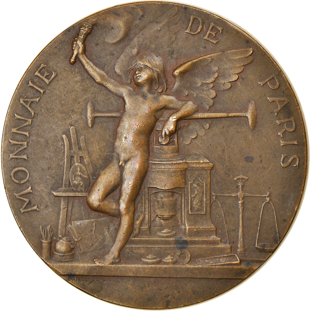 Frankreich, Medaille, Monnaie de Paris, Arts & Culture, 1900, Dupuis.D, SS+