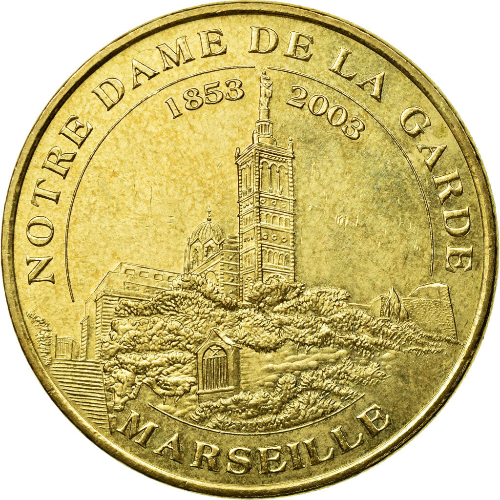 Francia, Token, Touristic token, Marseille - Notre Dame de la Garde n°2, 2007