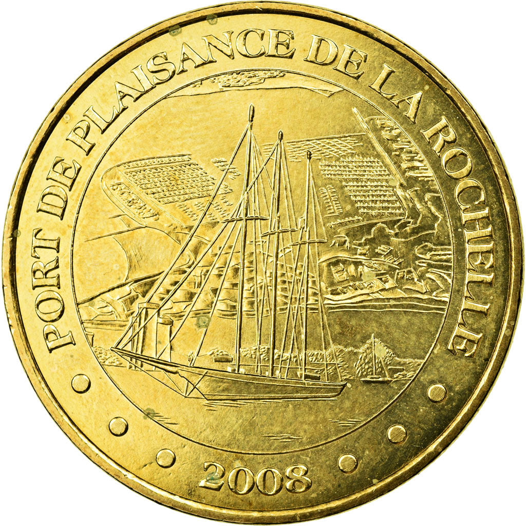 France, Jeton, Jeton Touristique, La Rochelle - Port de plaisance, 2008, MDP