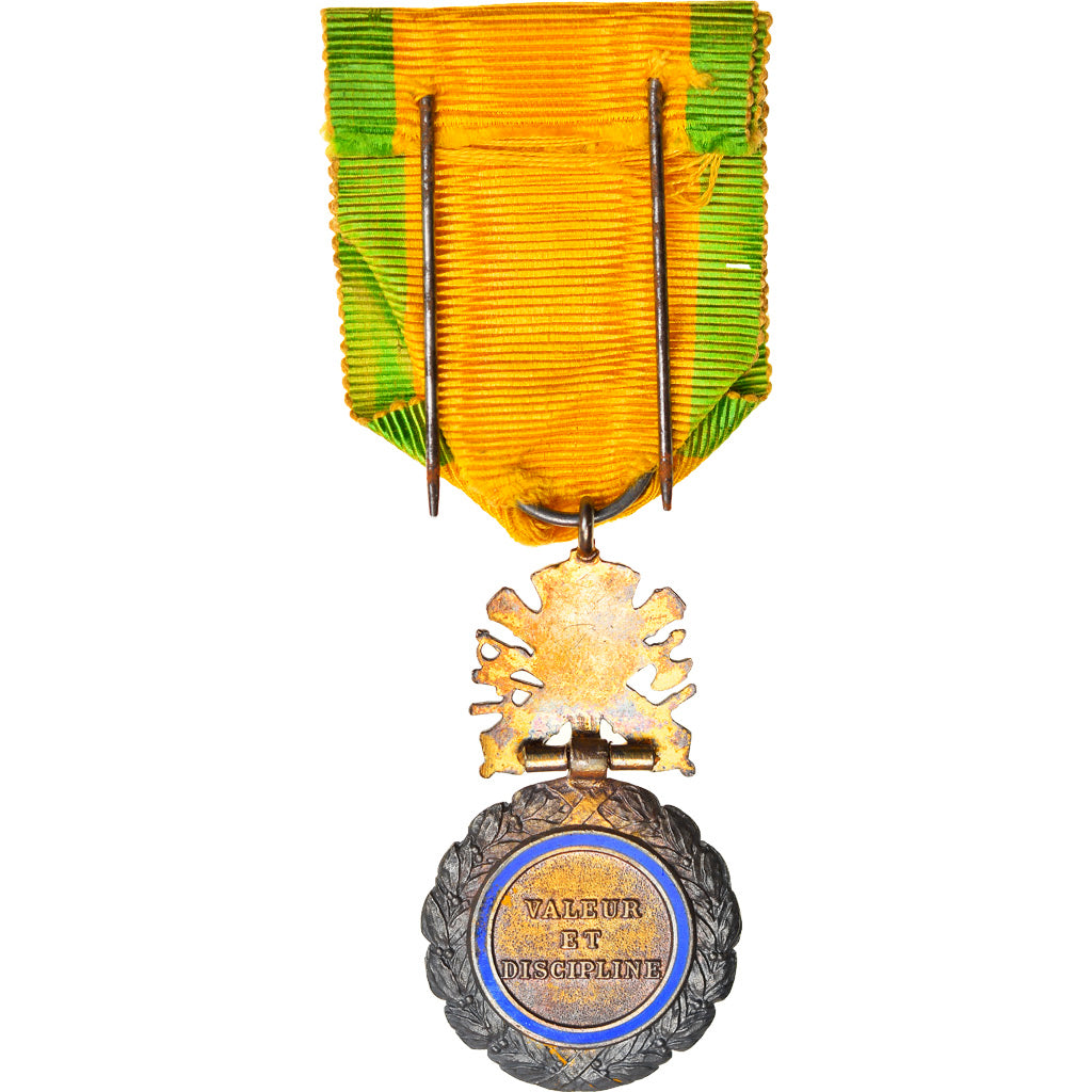 France, Troisième République, Valeur et Discipline, Medal, 1870, Very Good
