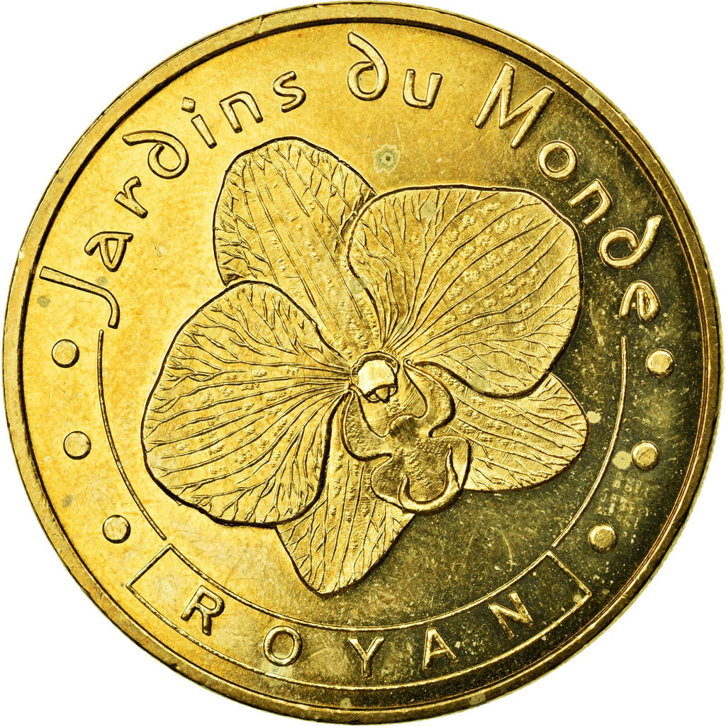 France, Jeton, Jeton Touristique, Royan - Jardins du monde n°1, 2009, MDP, TTB