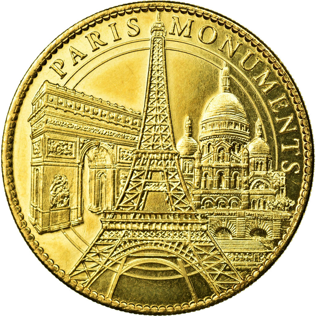 Francia, Token, Touristic token, Paris - Les monuments, 2010, Arthus Bertrand