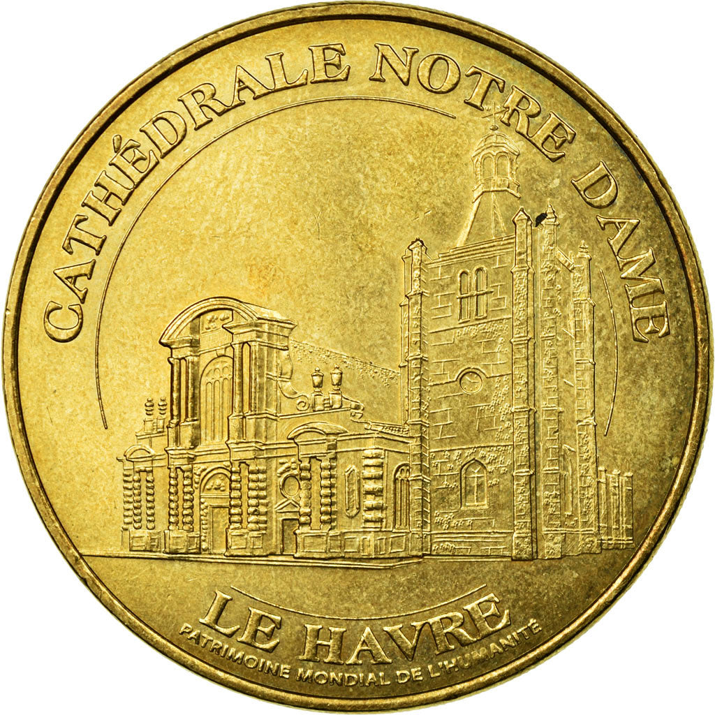 Francia, Token, Touristic token, 76/ Cathédrale Notre-Dame - Le Havre, 2010