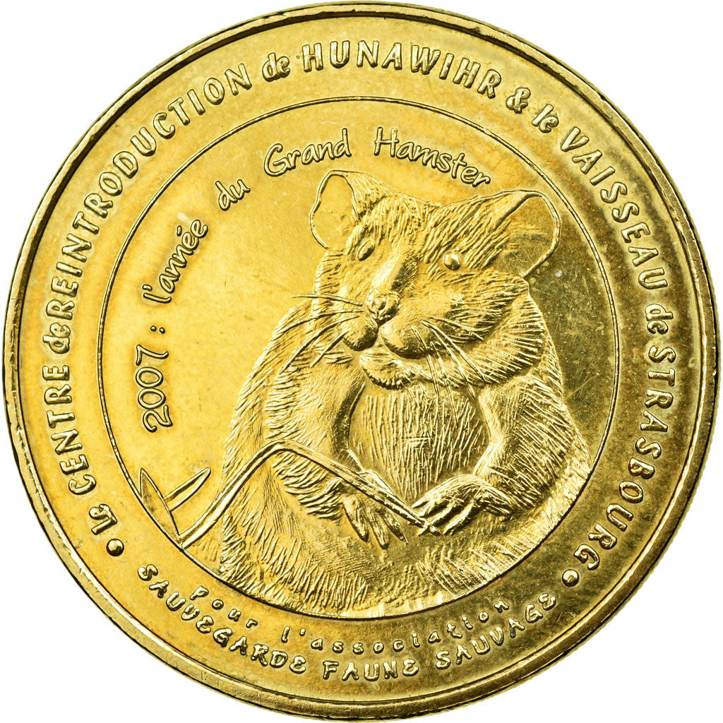 Francia, Token, Touristic token, Hunawihr - Centre de reproduction n°4, 2007