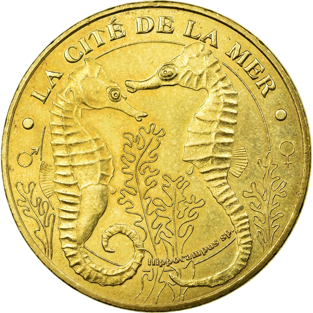 Francia, Token, Touristic token, Cherbourg - Cité de la mer n°4, 2006, MDP