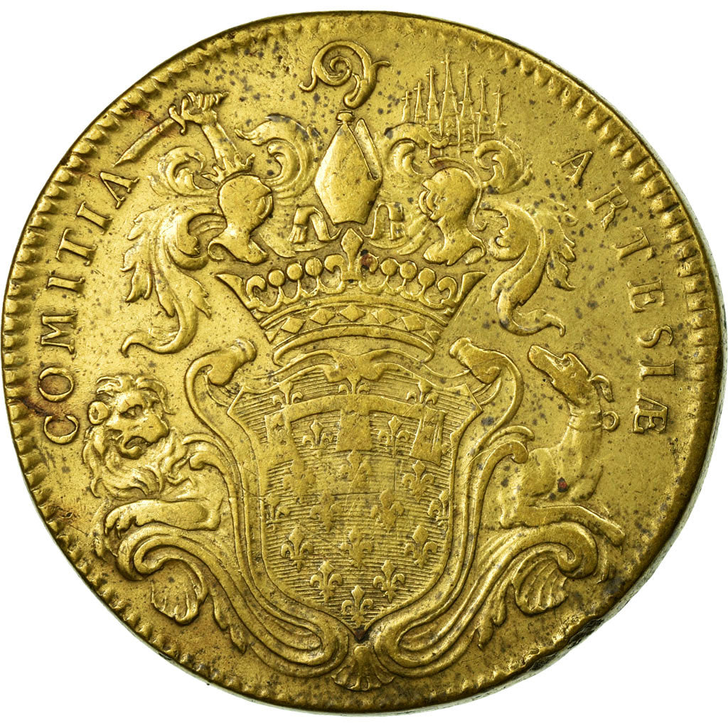 France, Token, Royal, AU(50-53), Brass