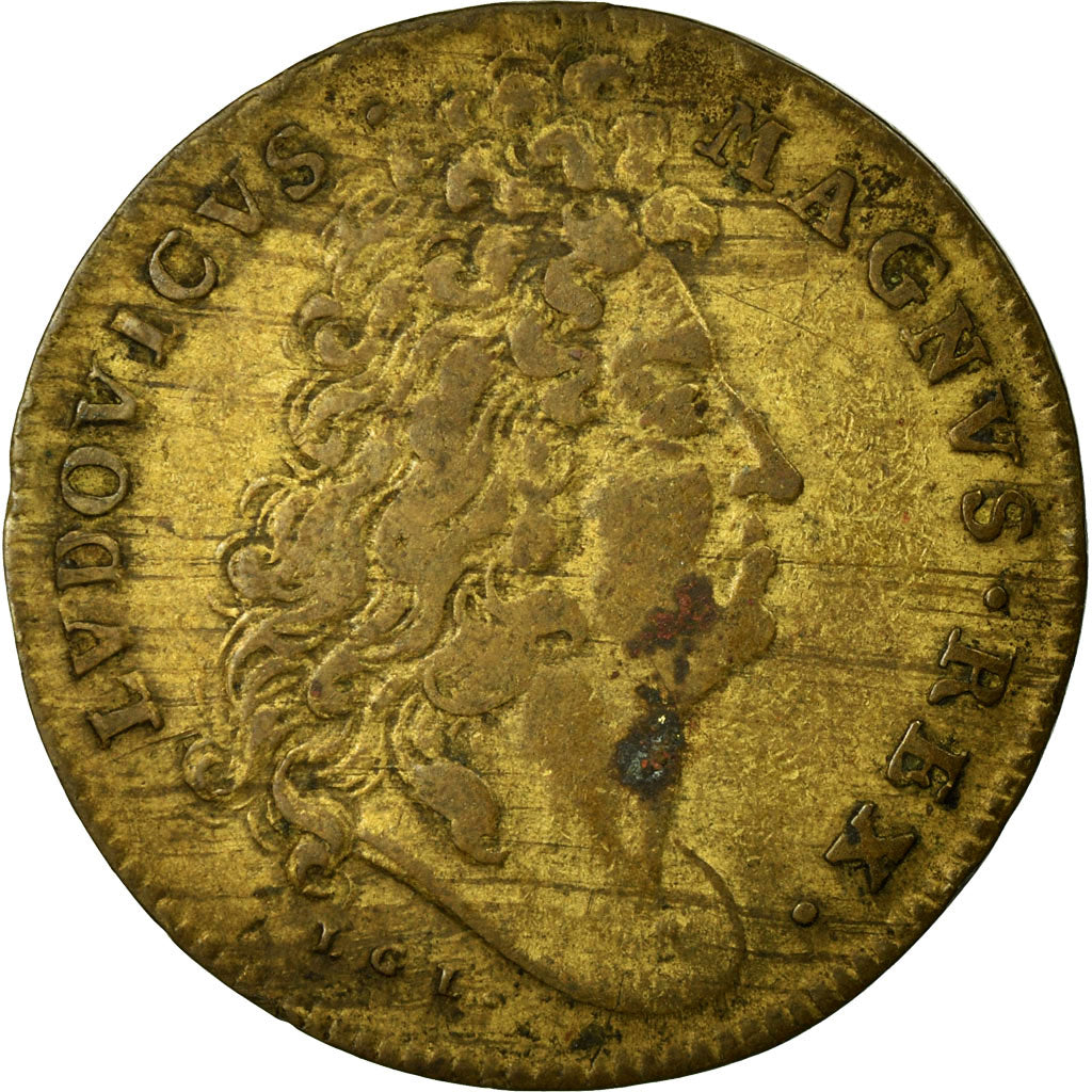 France, Jeton, Royal, TB+, Laiton