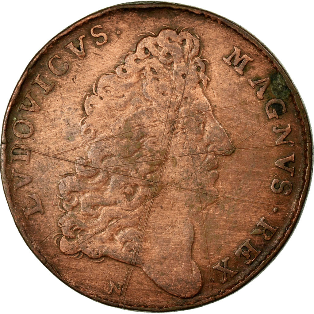 France, Token, Royal, EF(40-45), Copper