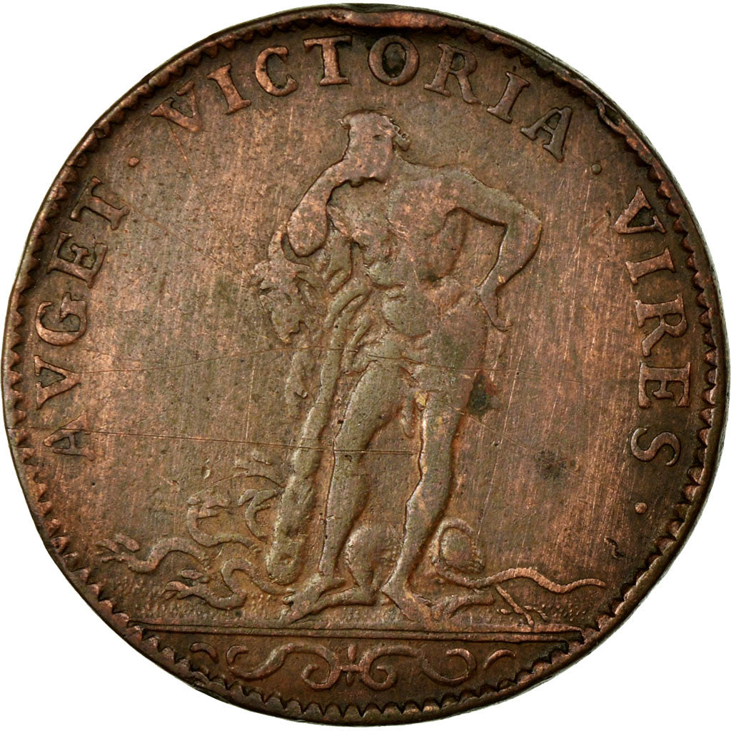 France, Token, Royal, EF(40-45), Copper