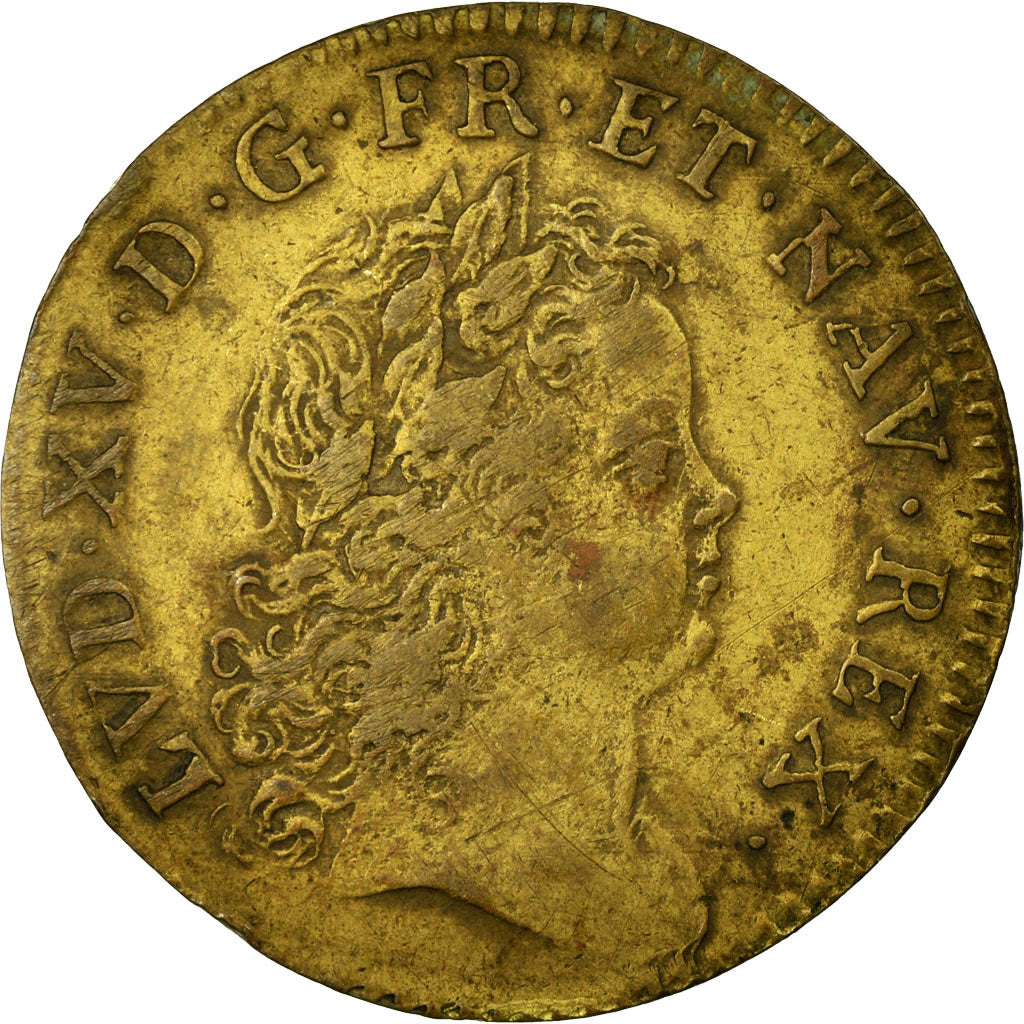 France, Token, Royal, EF(40-45), Brass