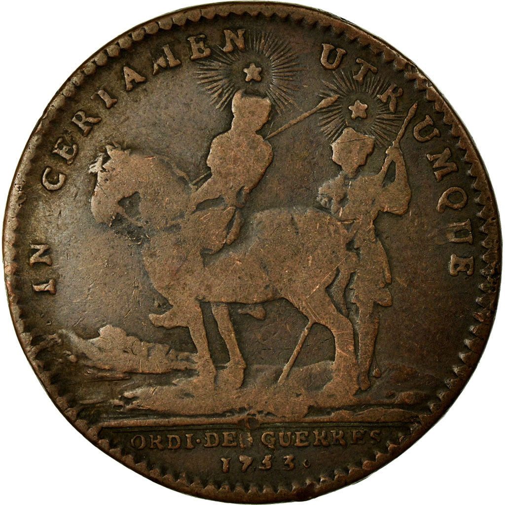 France, Token, Royal, VF(30-35), Copper, Feuardent:597