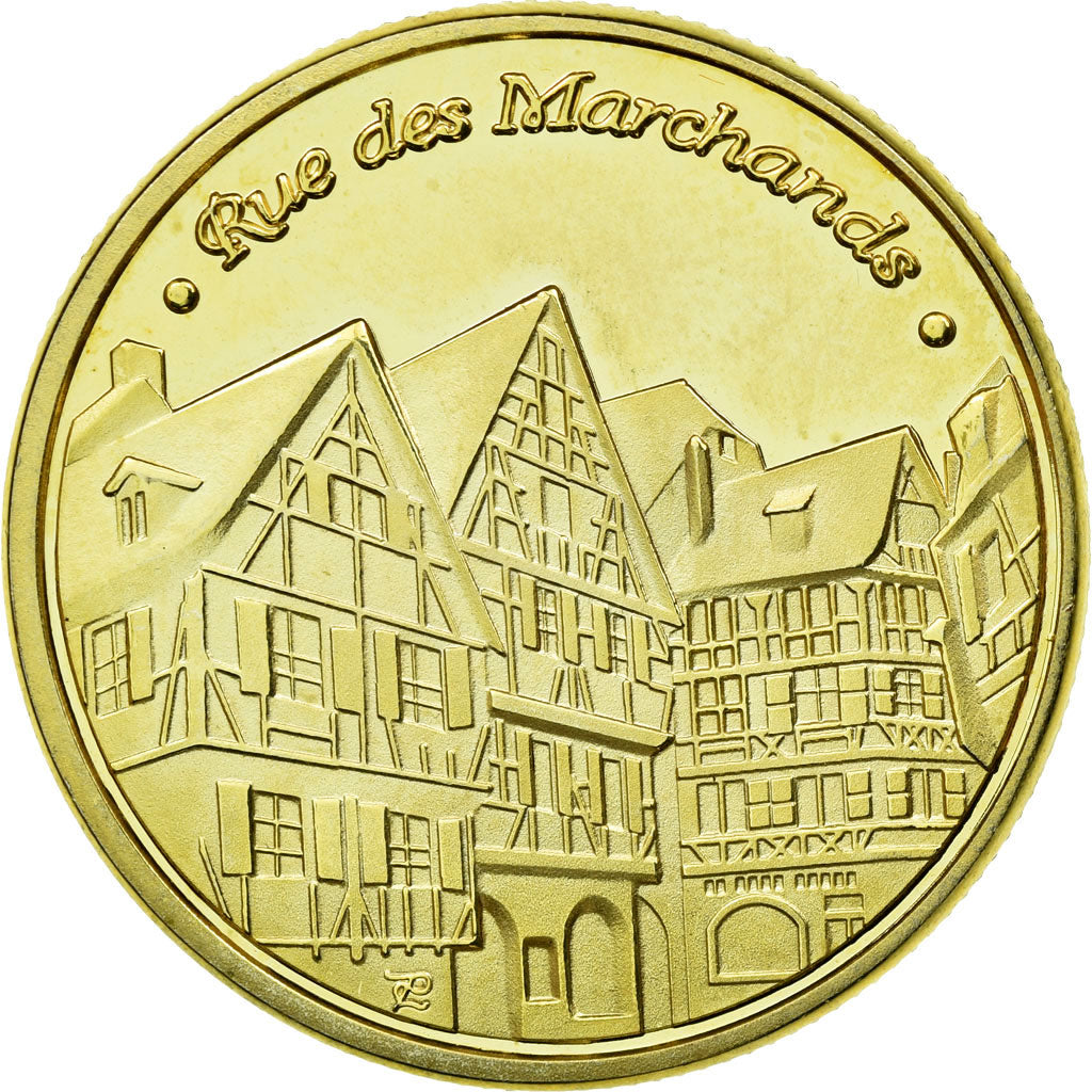 France, Token, Touristic token, Colmar - La rue des marchands, Souvenirs et