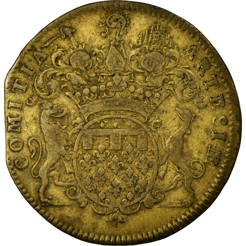 France, Token, Royal, EF(40-45), Brass, Feuardent:6885