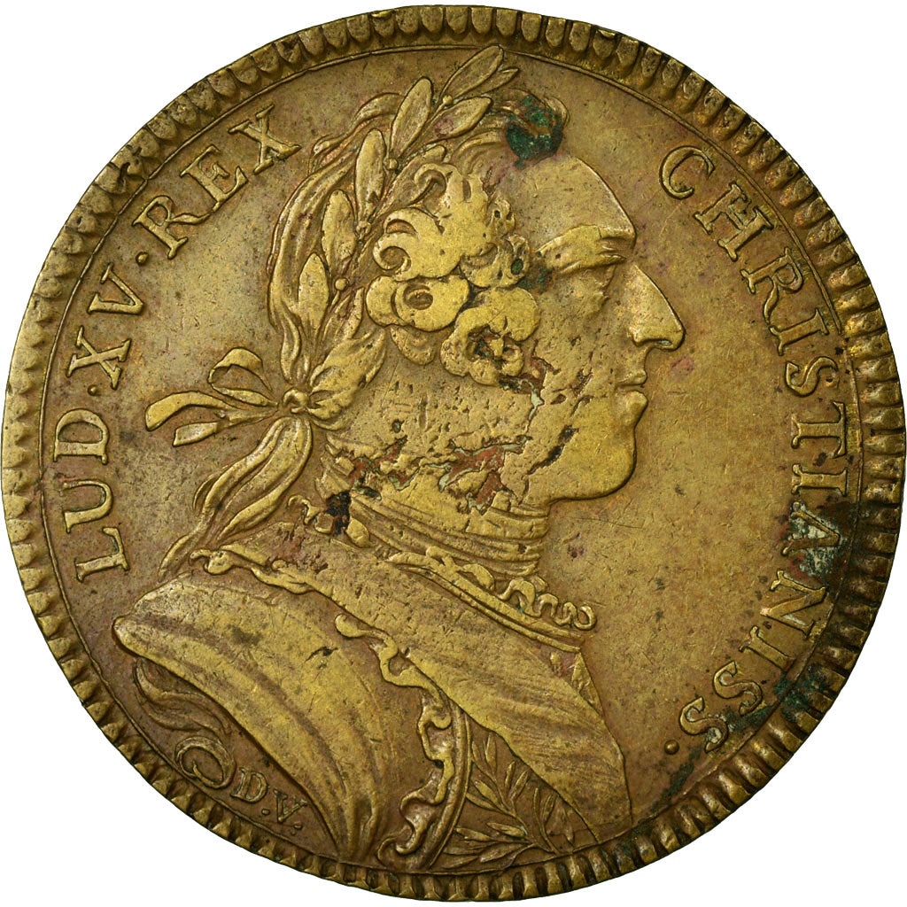 France, Token, Royal, AU(50-53), Brass, Feuardent:6899