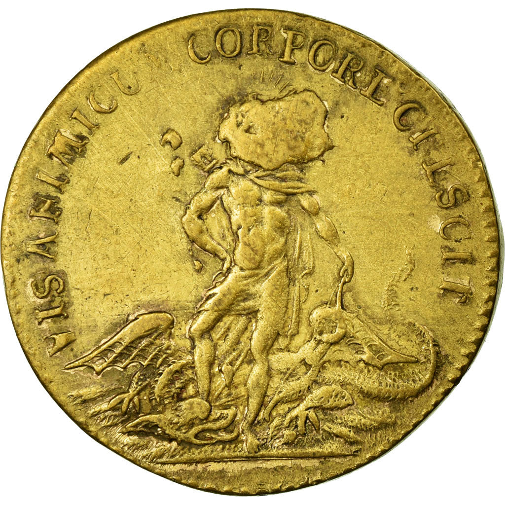 France, Token, Royal, AU(50-53), Brass