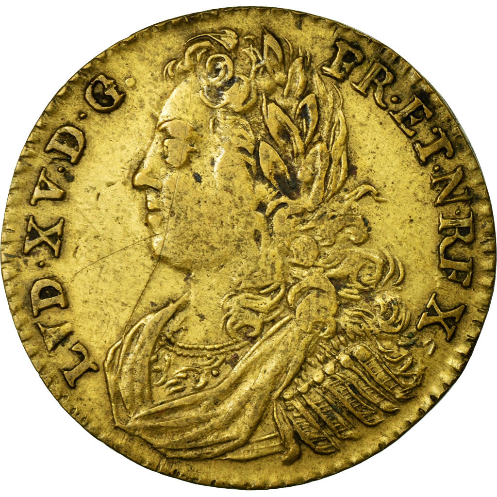 France, Token, Royal, AU(50-53), Brass, Feuardent:13185