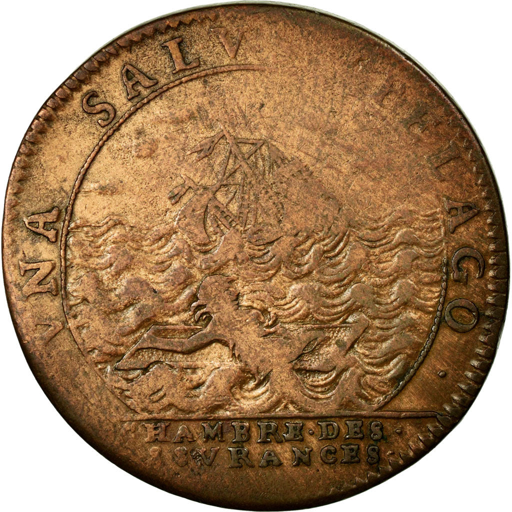 France, Token, Royal, VF(30-35), Copper, Feuardent:4929
