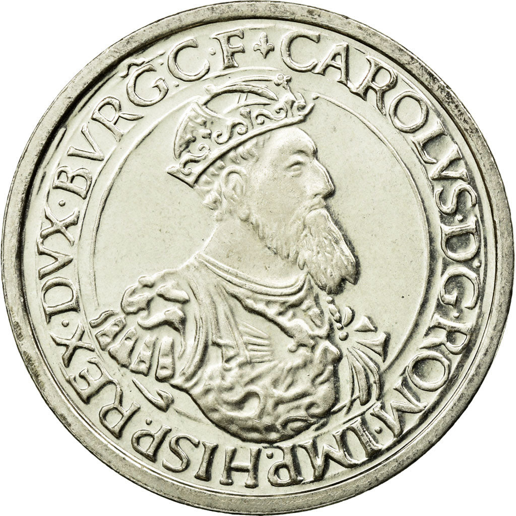 Coin, Belgium, 5 Ecu, 1987, EF(40-45), Silver, KM:166