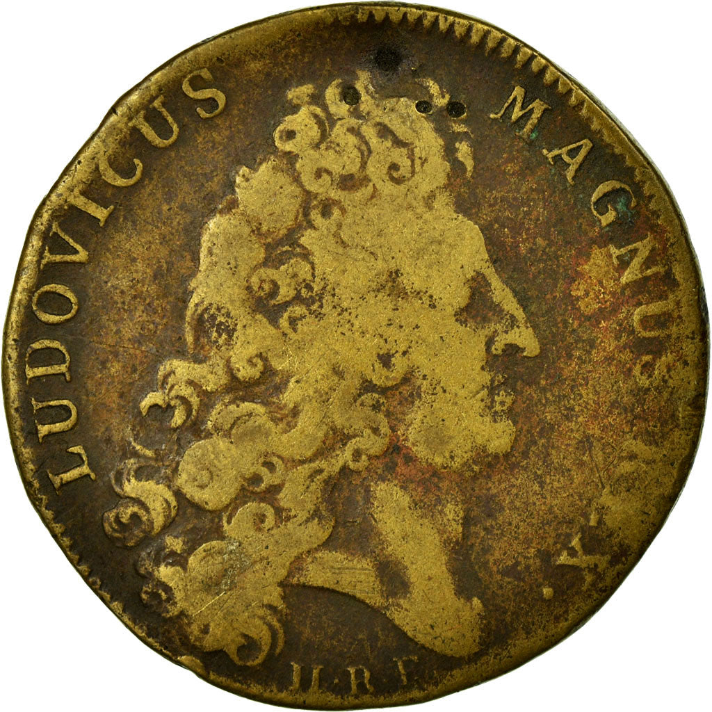 France, Token, Royal, VF(30-35), Brass, Feuardent:12803