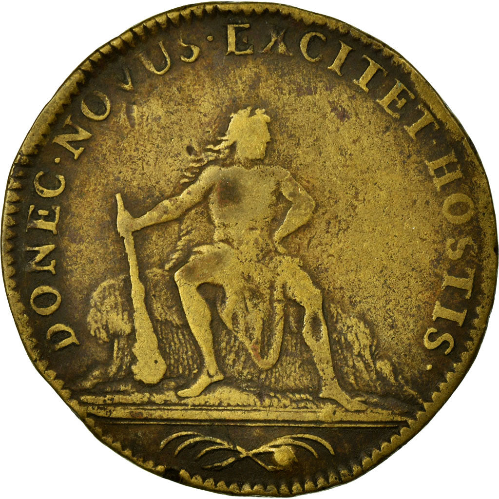 France, Token, Royal, VF(30-35), Brass, Feuardent:12803