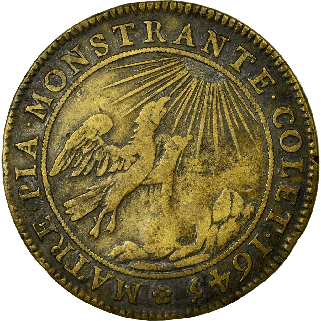 France, Token, Royal, EF(40-45), Brass, Feuardent:12642