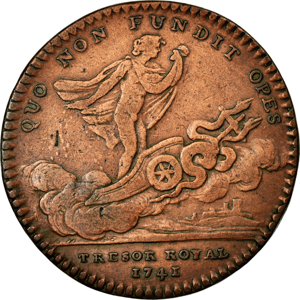 France, Token, Royal, AU(50-53), Copper, Feuardent:2055