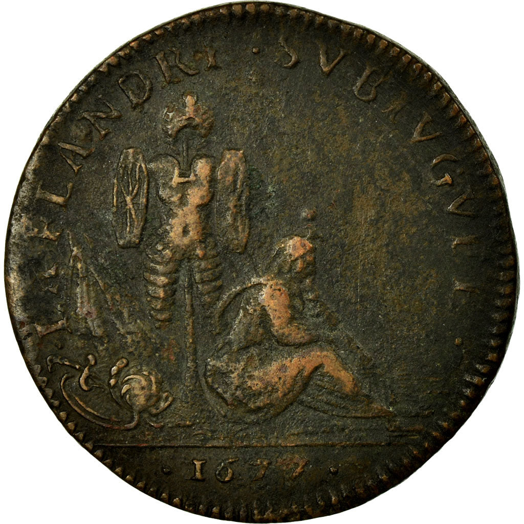 France, Token, Royal, VF(20-25), Copper, Feuardent:14012